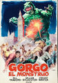 Spanish Gorgo poster, inaccurately depicting Gamera