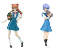 Sega Godzilla vs. Evangelion premium figures