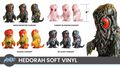Assorted Hedorah figure variants