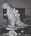 Godzilla concept statue