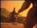 King Caesar approaches Godzilla
