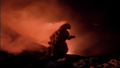 Godzilla emerges from Mt. Fuji