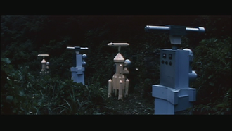 Trip Wire Cannons in The War of the Gargantuas