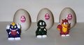 Space, LitGodzi and Rodan figures with their eggs
