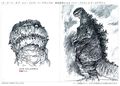 Godzilla fourth form concept art