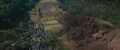 Gabora drilling through the Japanese countryside