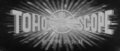 Tohoscope logo (2.35:1, ca. 1957), black & white variant