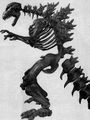 The original Godzilla's skeleton