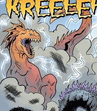 The Hydra with one head in Godzilla: Rage Across Time