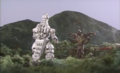 Mechagodzilla against Dororin